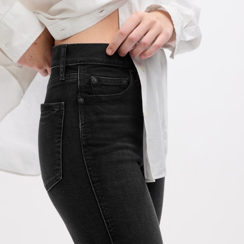 High Rise Vintage Slim Jeans with Washwell